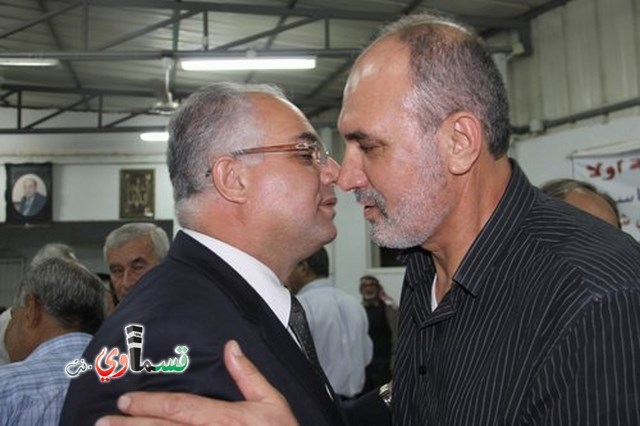 الطيبة: وفد من لجنة المتابعة في زيارة تهنئة للمحامي شعاع منصور